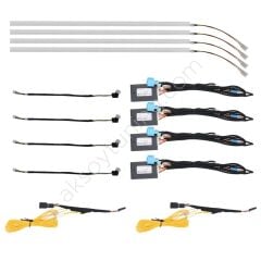 C-Class W206 Araç Yılı 2022+ İç Ambiyas 64 Renk Orijinal trimleri ve Led Yürüyebilen