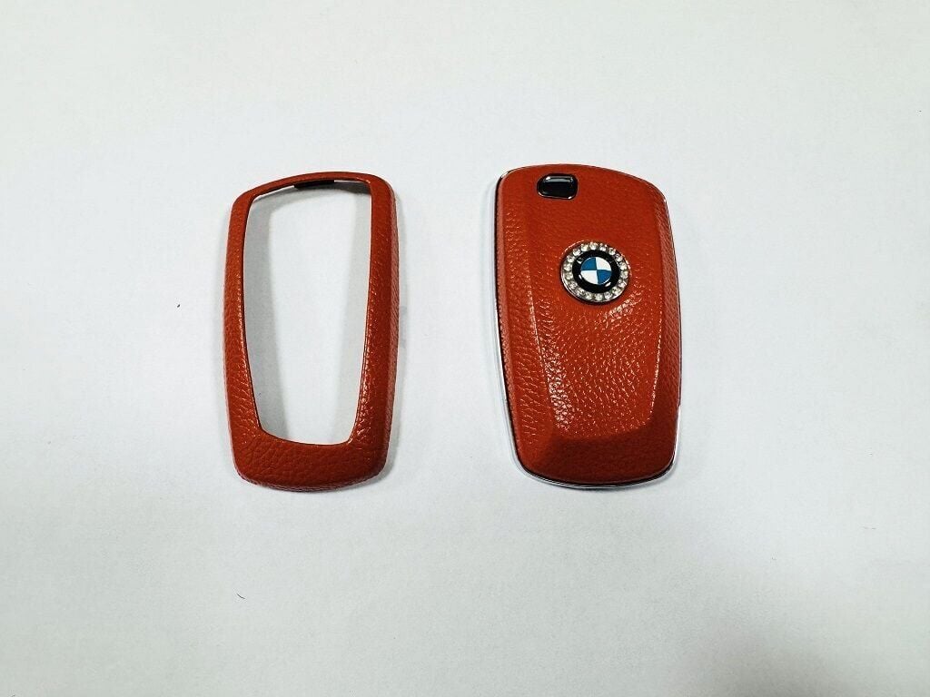 Bmw F10 ve F30 Uyumlu Yedek Parça Şık Tasarım Anahtarlık Kumanda Kabı Turuncu