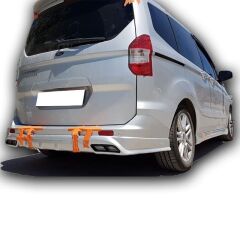Ford Courier Uyumlu 2014 - 2018 Sport Arka Ek Plastik Boyasız