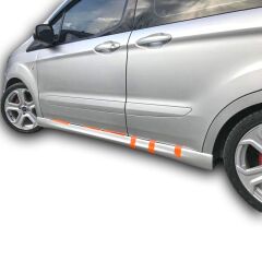 Ford Courier Uyumlu Yedek Parça   2014 - 2018 Sport Marşpiyel Plastik Boyasız