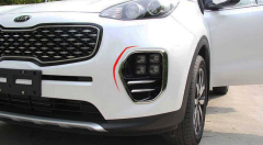 Kia Sportage 2016-2019 Uyumlu Ön Sis Kaplaması Büyük Model Nikelaj