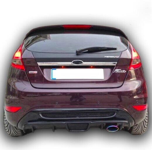 Ford Fiesta Uyumlu 2009 - 16 Custom Difüzör Plastik Boyasız