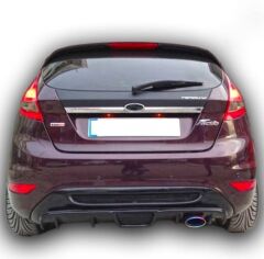 Ford Fiesta Uyumlu 2009 - 16 Custom Difüzör Plastik Boyasız