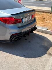 BMW G30 Led’li Difüzör + Egzoz Ucu
