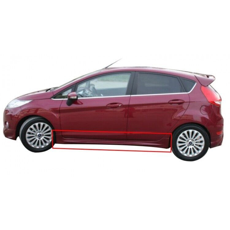 Ford Fiesta Uyumlu 2009 - 16 Mugen Marşpiyel Plastik Boyasız