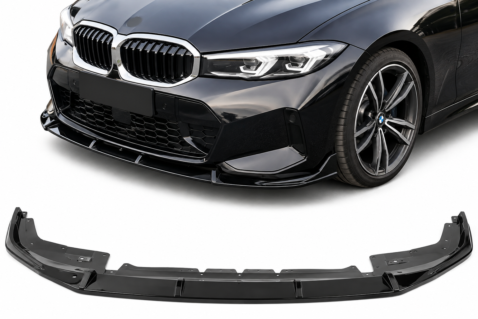 Bmw G20 Lci M Performance Ön Lip Type 2 Parlak Siyah