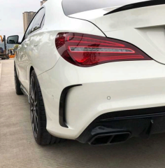 Mercedes W117 Uyumlu Cla Arka Tampon Bıçakları Piano Black