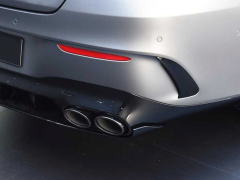 Mercedes W118 Cla 2019+ Uyumlu Yedek Parça Arka Tampon Bıçakları - 2 Parça - Piano Black