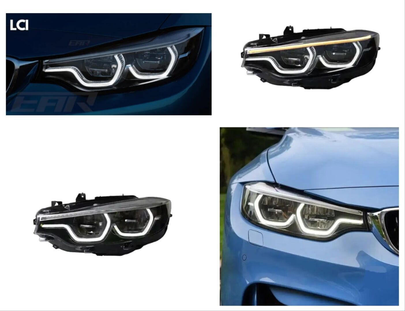 Bmw 4 Serisi F32/F36 2013-2015 & 2016-2018 İçin Uyumlu Makyajlı Led Far (13-15 yazılım ve soket değişimi ile)