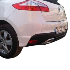 Renault Megane 3 HB Uyumlu Yedek Parça Arka Tampon Kulakları Boyalı