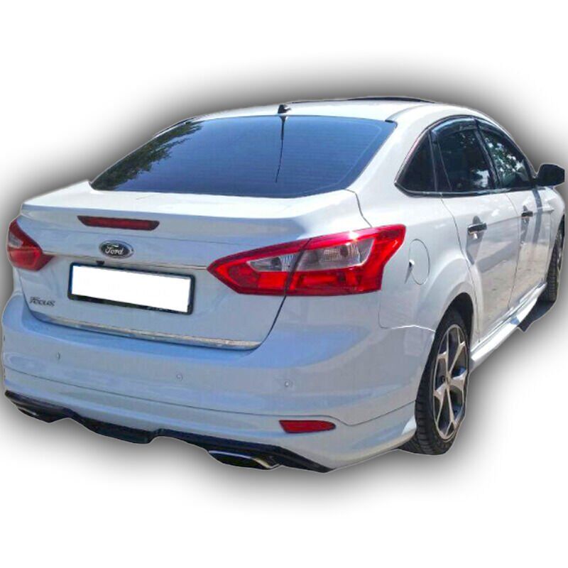 Ford Focus 3 Sedan Uyumlu Yedek Parça   2011 - 2014 Sport Arka Ek Plastik Boyasız