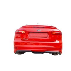 Ford Focus 3 Sedan Uyumlu 2011 - 2014 Sport Arka Ek Plastik Boyasız