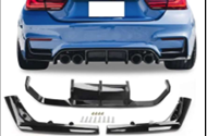 F30 M3 Vorsteiner Difüzör Parlak Siyah (Çin Tampon Uyumlu)
