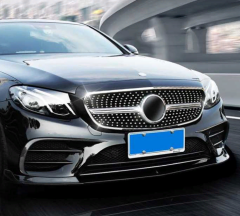 Mercedes W205 2015-2018 Uyumlu Yedek Parça Ön Tampon Bıçakları 2 Parça (piano Black)