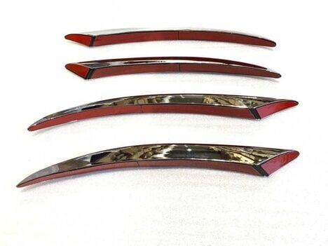 Mercedes W205 2015-2018 Uyumlu Yedek Parça Sis Kaşı 4 Parça (krom)