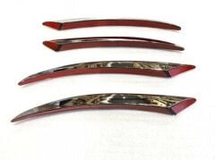 Mercedes W205 2015-2018 Uyumlu Yedek Parça Sis Kaşı 4 Parça (krom)