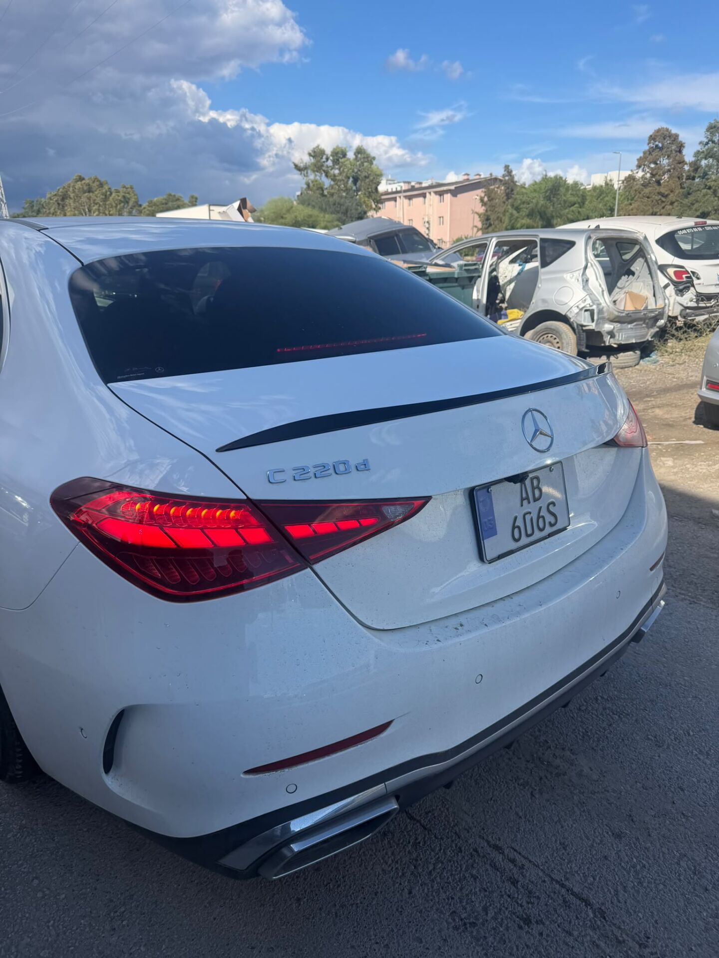 Mercedes W206 C63 Spoiler Parlak Siyah