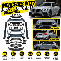 Mercedes W177 5D A45 Body Kit (Marşbiyelli)