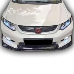 Honda Civic Fb7 Uyumlu 2010 - 12 Mugen Ön Lip 3 Parça Plastik Boyasız