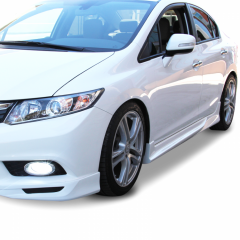 Honda Civic Fb7 Uyumlu 2012 - 16 Custom Marşpiyel Plastik Boyasız