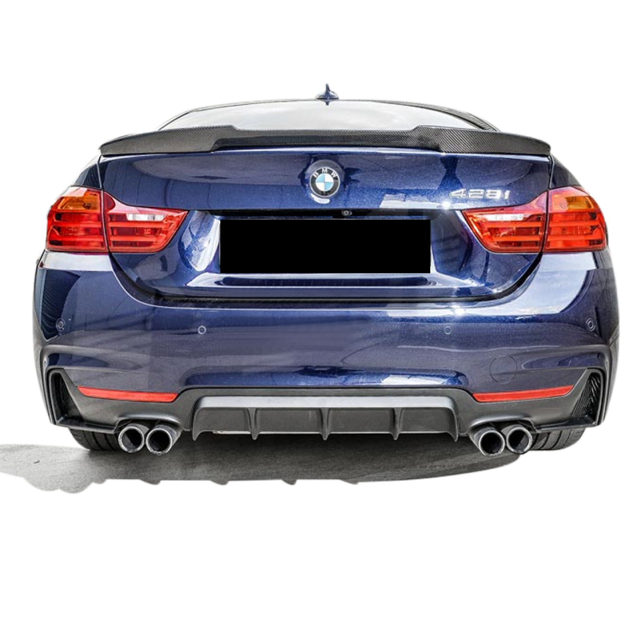 BMW 4 Serisi F32/F33/F36 M Performance Arka Difüzör Sağ-Sol Çift Çıkış
