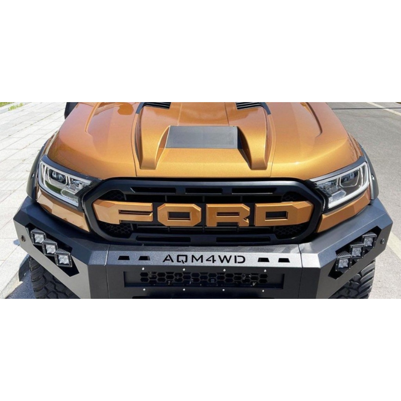 Ford Ranger 2015-2021 Off Road Çelik Ön Tampon Koruma AQM4WD