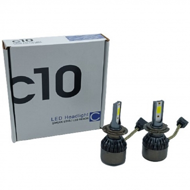 C10 Xenon Led Ampul H3 12V / 40W / 10000 Lumens