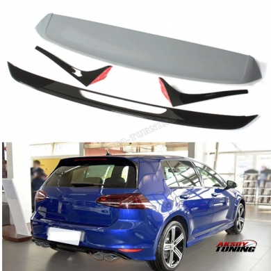 Volkswagen Golf 7-7,5 2013+ Gti Cam Spoiler 4 Parça Plastik