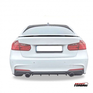 Bmw 3 F30 2012-2018 Piano Black Spoiler