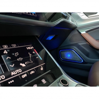 Audi A6L 2019-2021 İçin 32 Renk Hoparlör Kapağı Işıklı ( 4 Kapak ) 