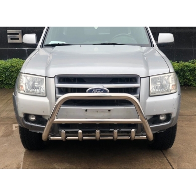 Ford Ranger 2006+ Off Road Krom Karterli Ön Koruma Ön Tampon Koruma Demiri Informplus AQM4WD