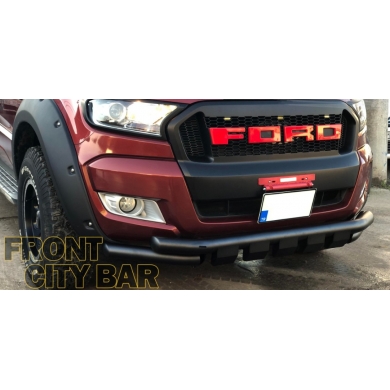 Ford Ranger 2006+ Off Road Siyah Ön Koruma Ön Tampon Koruma Demiri Glocity AQM4WD