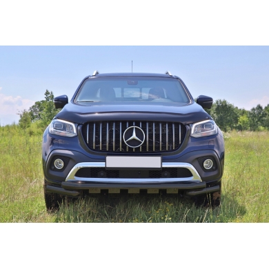 Mercedes X-Class 2017+ Off Road Siyah Ön Koruma Ön Tampon Koruma Demiri Glocity AQM4WD