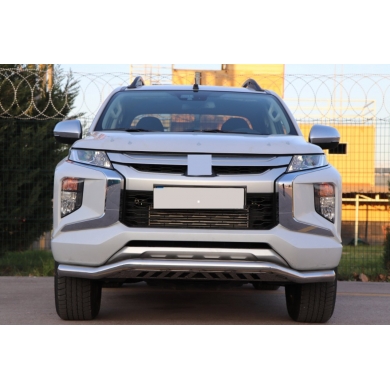 Isuzu Dmax 2006+ Off Road Saclı Ön Koruma Ön Tampon Koruma Demiri Krom GloPlus AQM4WD