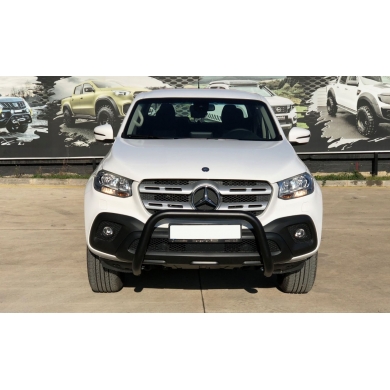 Mercedes X-Class 2017+ Off Road Siyah Ön Koruma Ön Tampon Koruma Demiri Dinamic Plus AQM4WD