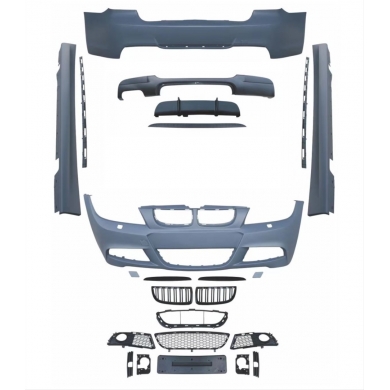 BMW E90 3 Serisi 2007-2011 İçin LCI MT Body Kit  (Ön Arka Yan Panjur) 